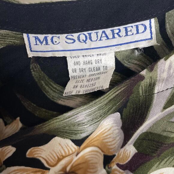 Vintage 1980s/90s MC Squared Floral Sleeveless Mini size M - Picture 5 of 6